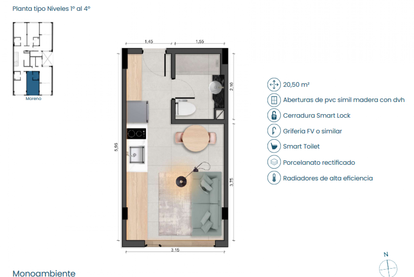 DEPARTAMENTOS EN VENTA - PROYECTO M.276 LUXURY APARTMENTS. BARILOCHE