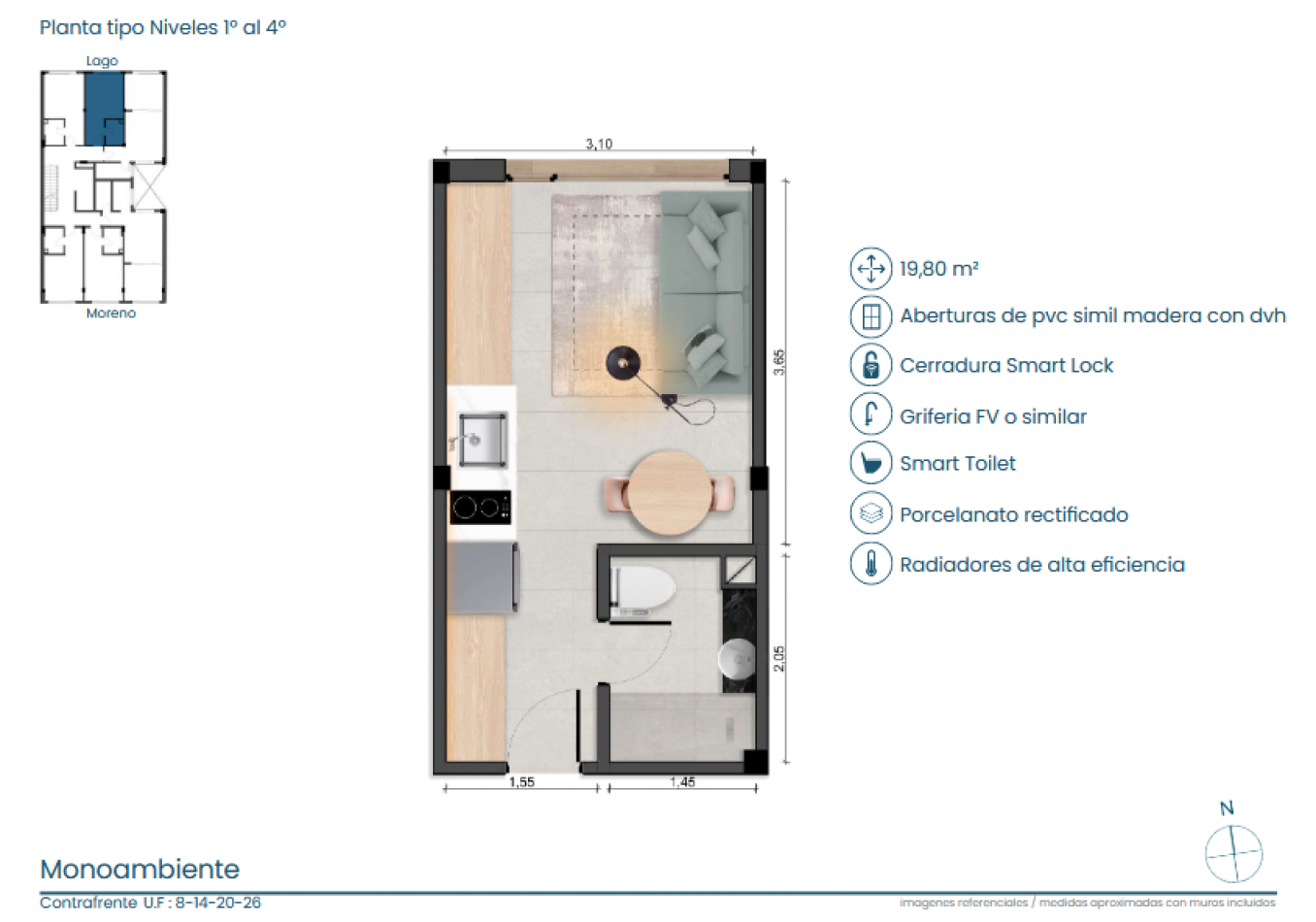 DEPARTAMENTOS EN VENTA - PROYECTO M.276 LUXURY APARTMENTS. BARILOCHE