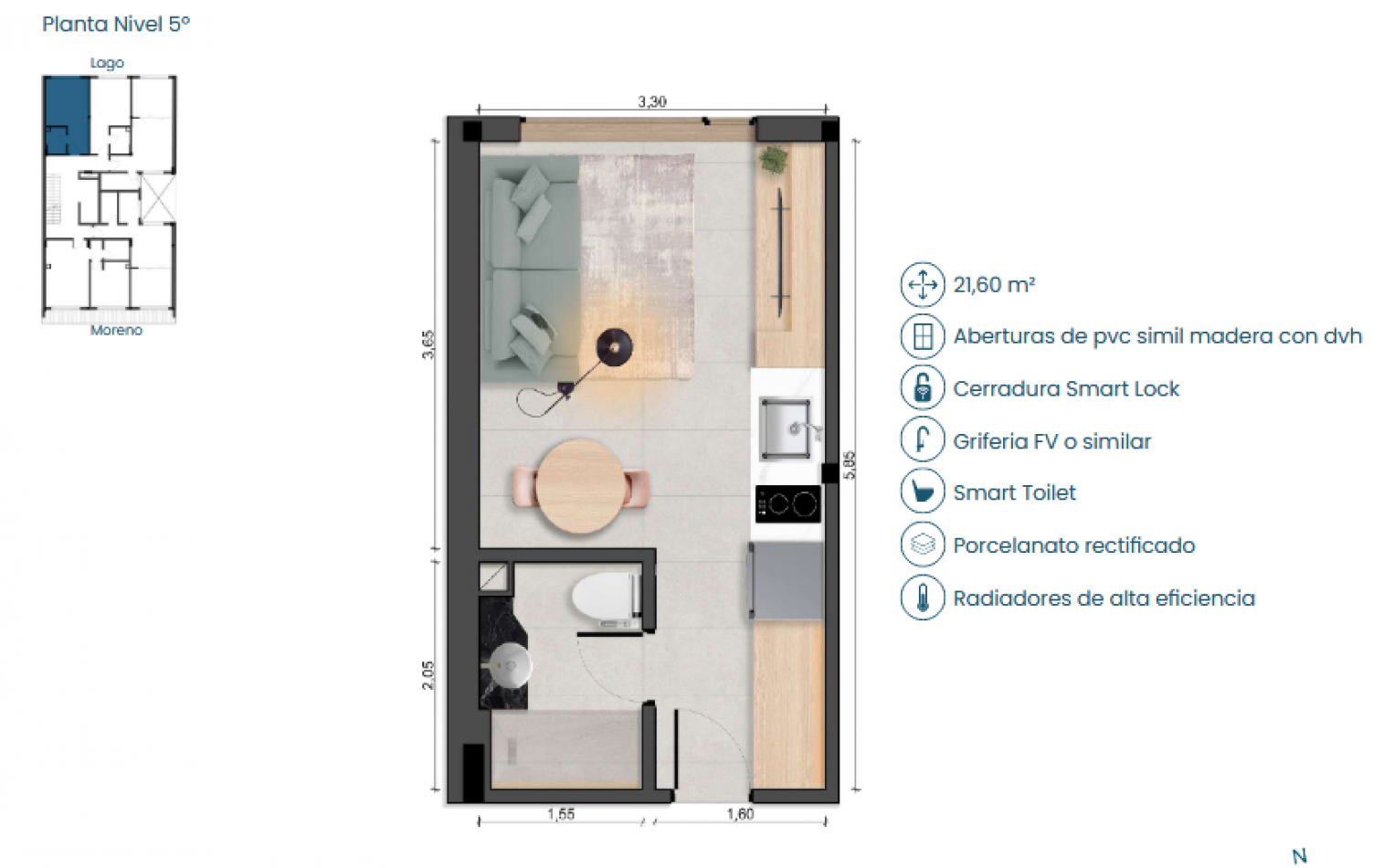 DEPARTAMENTOS EN VENTA - PROYECTO M.276 LUXURY APARTMENTS. BARILOCHE