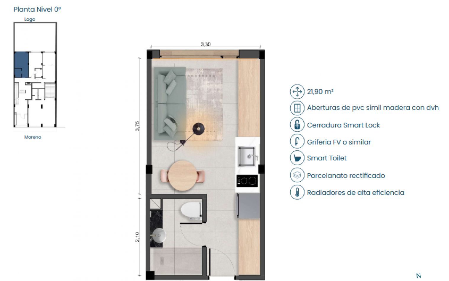 DEPARTAMENTOS EN VENTA - PROYECTO M.276 LUXURY APARTMENTS. BARILOCHE