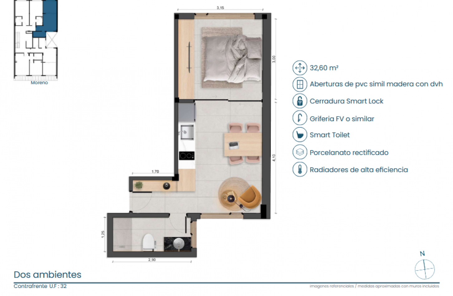 DEPARTAMENTOS 2 AMBIENTES EN VENTA EN BARILOCHE. EDIFICIO M276 - LUXURY APARTMENTS