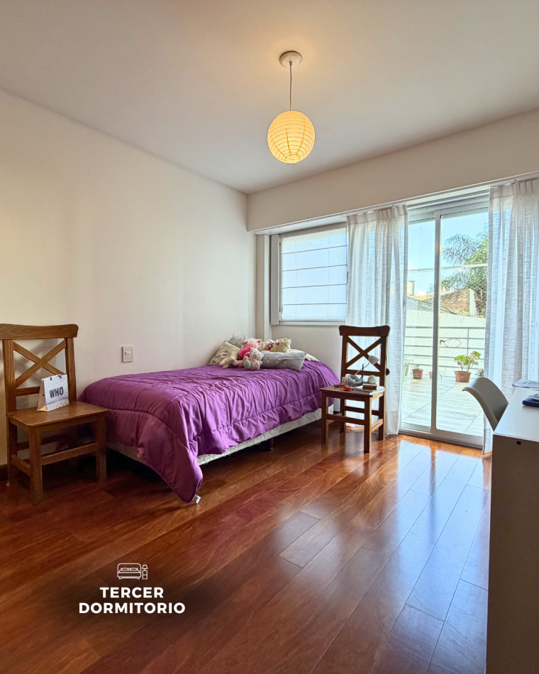 PISO DE CUATRO AMBIENTES CON COCHERA, DOS BAULERAS, PISCINA Y QUINCHO EN CHAUVIN. MAR DEL PLATA 
