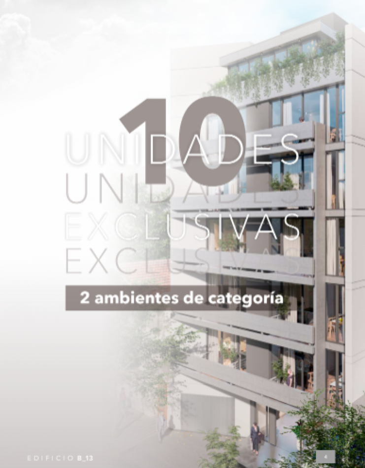 EDIFICIO BONJO 13 - VENTA 2 AMBIENTES DE CATEGORIA EN CHAUVIN - ENTREGA 2027