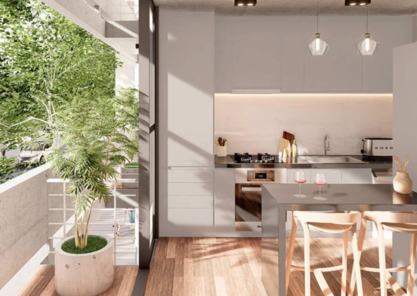EDIFICIO BONJO 13 - VENTA 2 AMBIENTES DE CATEGORIA EN CHAUVIN - ENTREGA 2027