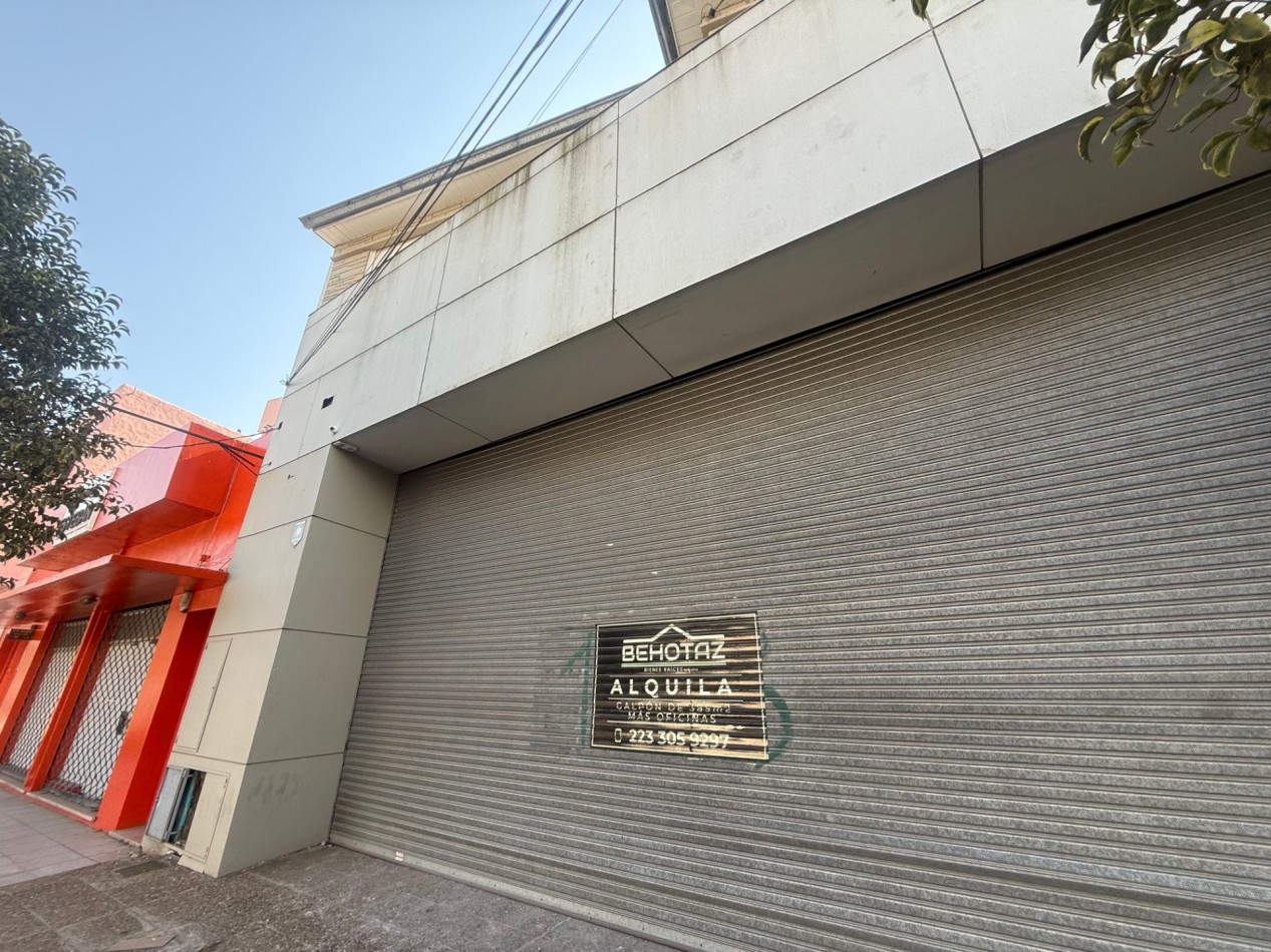 ALQUILER IMPORTANTE LOCAL COMERCIAL-GALPON SOBRE AV. JUAN B JUSTO