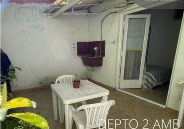 DEPARTAMENTO 2 AMBIENTES CON AMPLIO PATIO EN VENTA. MAR DEL PLATA.