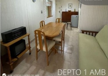 DEPARTAMENTO 1 AMB 1/2 . DEPARTAMENTO EN VENTA.MAR DEL PLATA