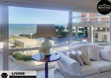 SEMIPISO PREMIUM DE TRES AMBIENTES CON VISTA AL MAR. MAR DEL PLATA 