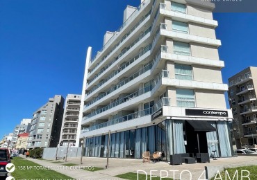 ()DEPARTAMENTO DE CUATRO AMBIENTES CON TERRAZA PROPIA FRENTE AL MAR. MAR DEL PLATA.