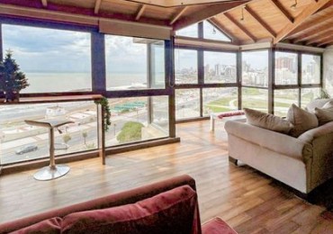 ()DEPARTAMENTO EN DUPLEX CON VISTA UNICA AL MAR. MAR DEL PLATA 