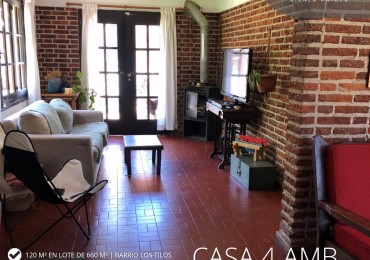 CASA EN VENTA 4 AMBIENTES,  CON PILETA EN LOS TILOS, MAR DEL PLATA.