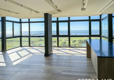 MODERNO PISO DE CATEGORIA CON VISTA PLENA AL GOLF Y AL MAR. MAR DEL PLATA. 