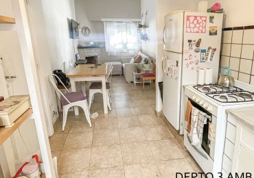 DEPARTAMENTO DE 3 AMBIENTES + ESCRITORIO Y PATIO. EN VENTA. MAR DEL PLATA
